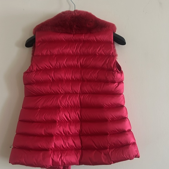 Add Italy Real Fur Down Vest Size Girl 8 Y 7-8 years - Picture 4 of 10